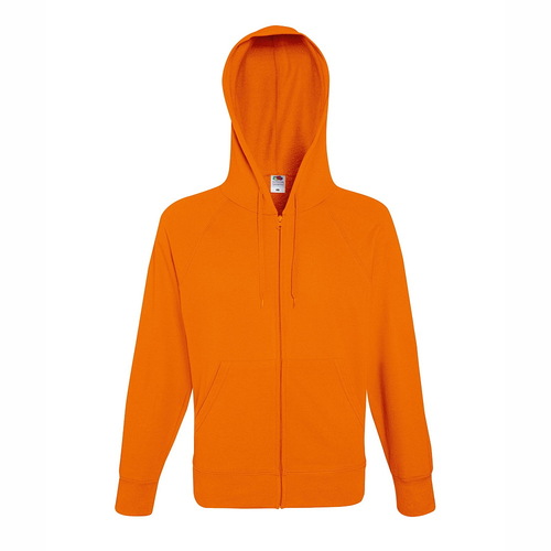 LIGHTWEIGHT HOODED SWEAT JACKET ID12   ΠΟΡΤΟΚΑΛΙ